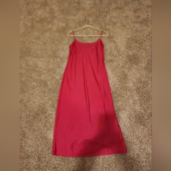 Jcrew Gywneth Slip Dress Hot Pink - Picture 2 of 5
